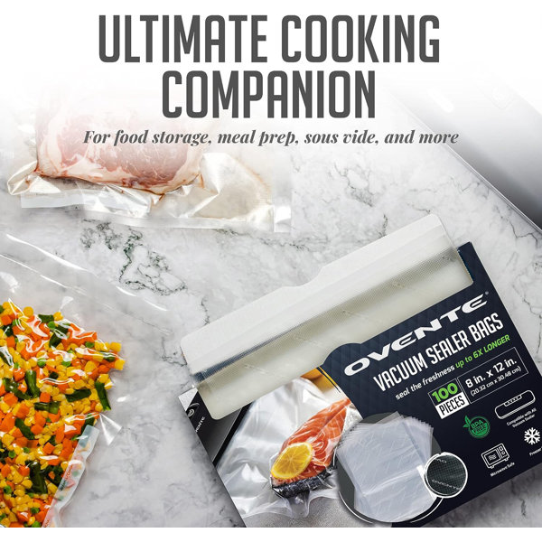 OVENTE PreCut Vacuum Sealer Bags 8 x 12 Wayfair